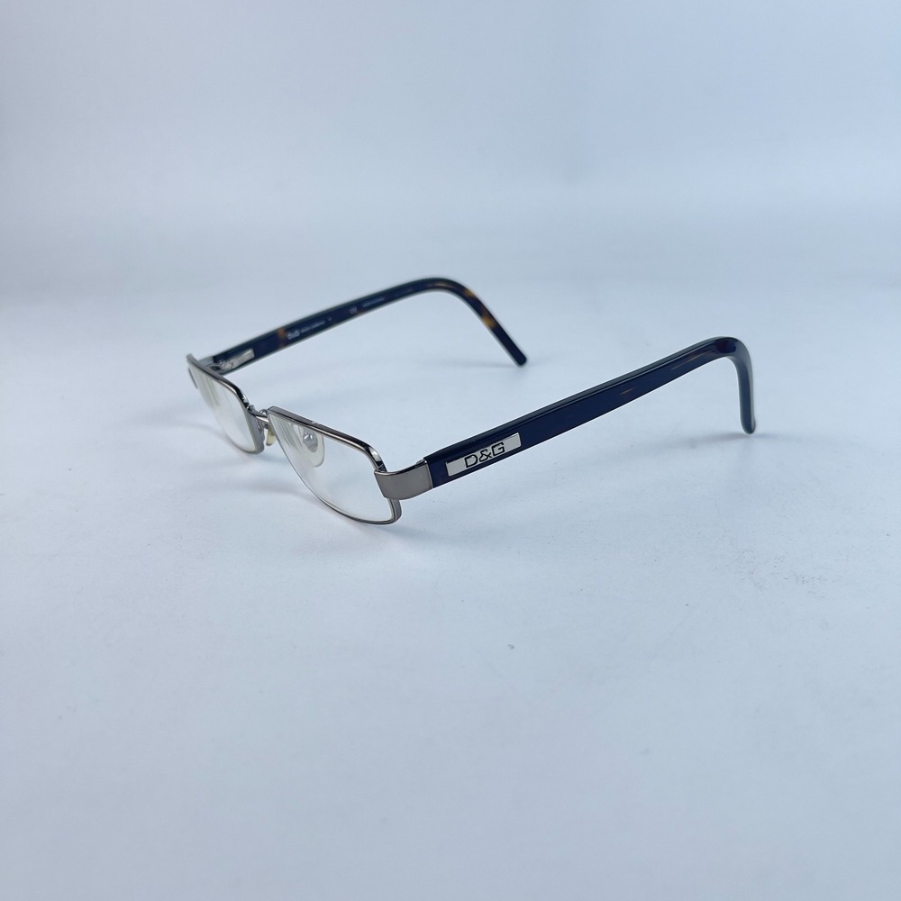 Dolce & Gabbana 5048090 Unisex Eyeglasses Silver & Blue Full Rim 49-17-135 mm - Picture 4 of 12